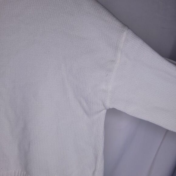 Everlane Sweater Womens XS White Cropped Pullover - Picture 4 of 12